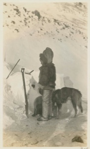 Image of Eskimo [Inughuit] girl profile
